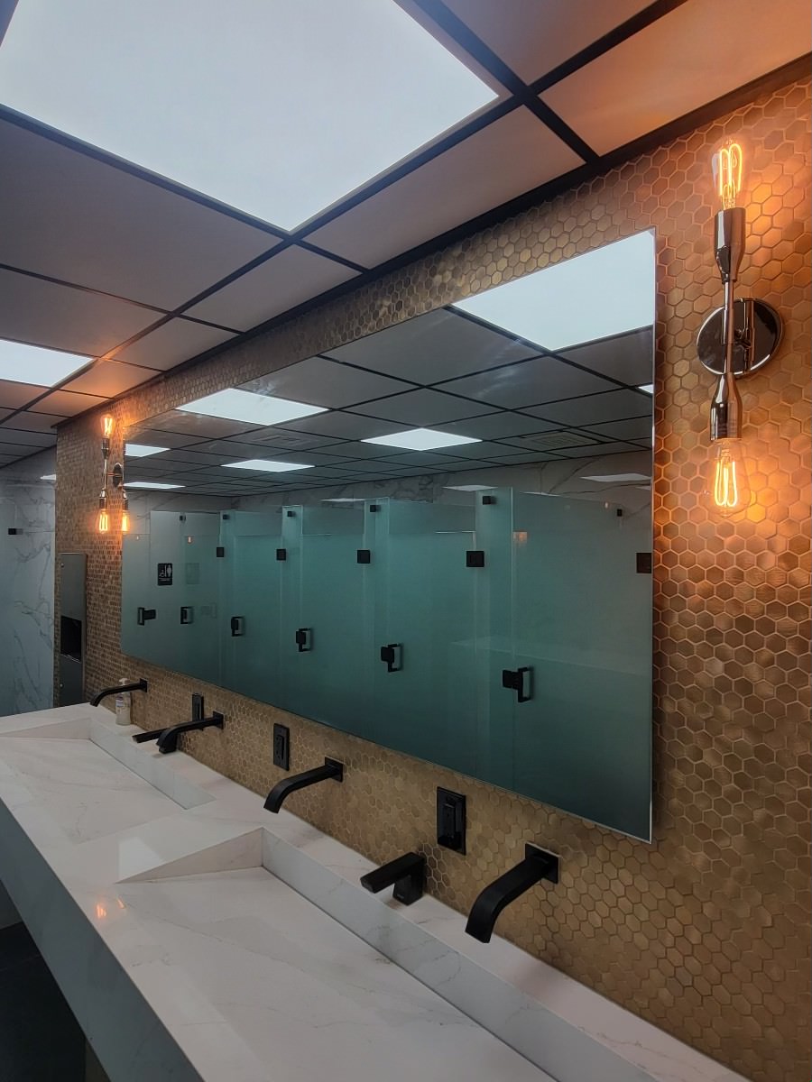 Large custom mirror project